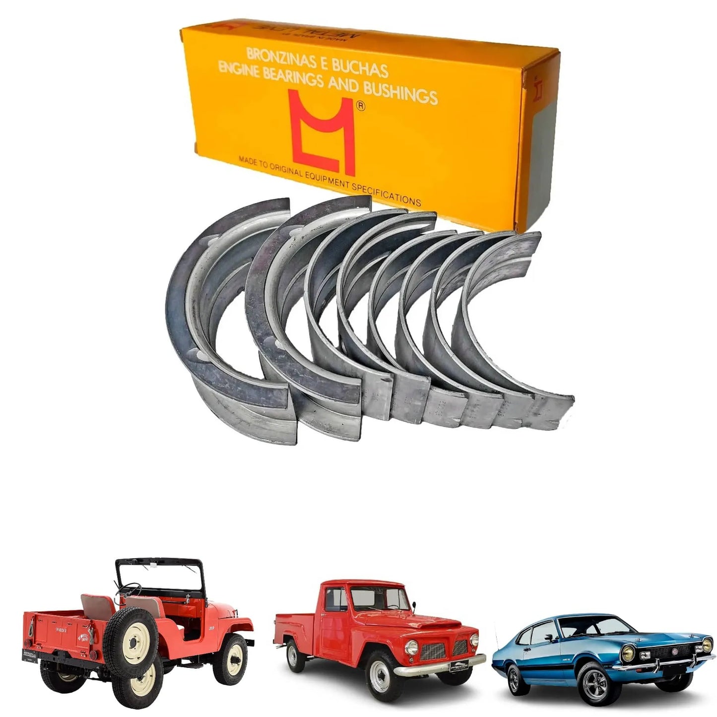 BRONZINA DE MANCAL DO JEEP WILLYS 6CC 0.40
