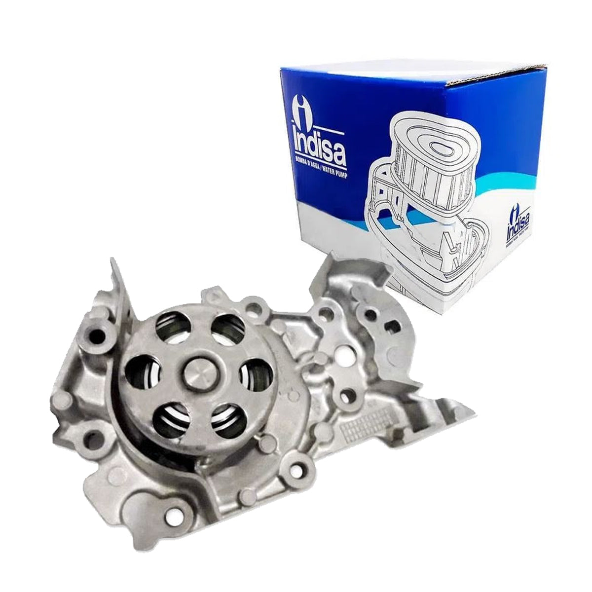 BOMBA DE AGUA RENAULT SANDERO/CLIO 1.0 16V 13/ POLIA LISA BAIXA